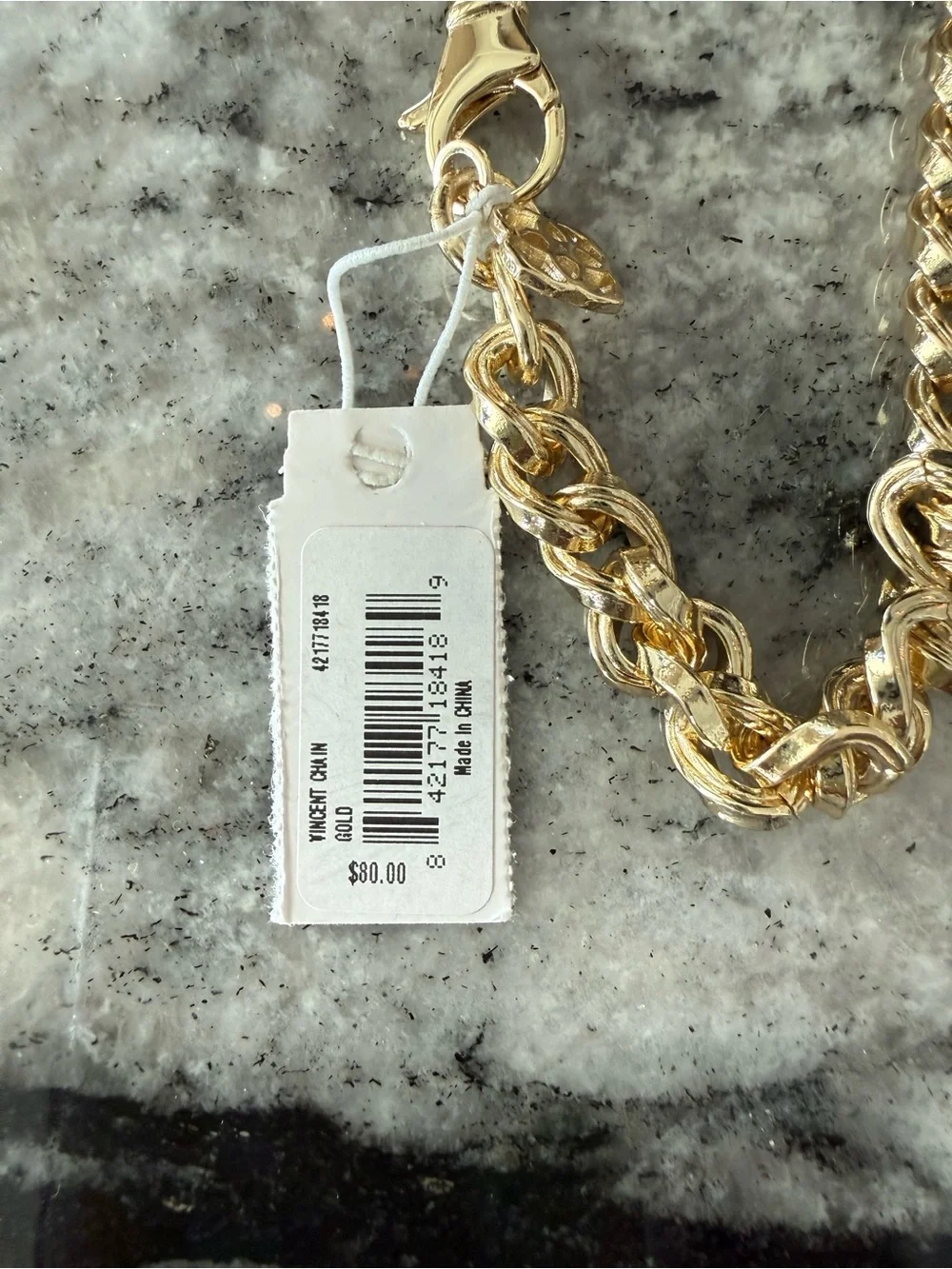 Kendra Scott Gold Curb Chain Necklace